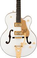 Gretsch Synchromatic Falcon Hollow Body Single-Cut with Bigsby Ebony Fingerboard Snowcrest White