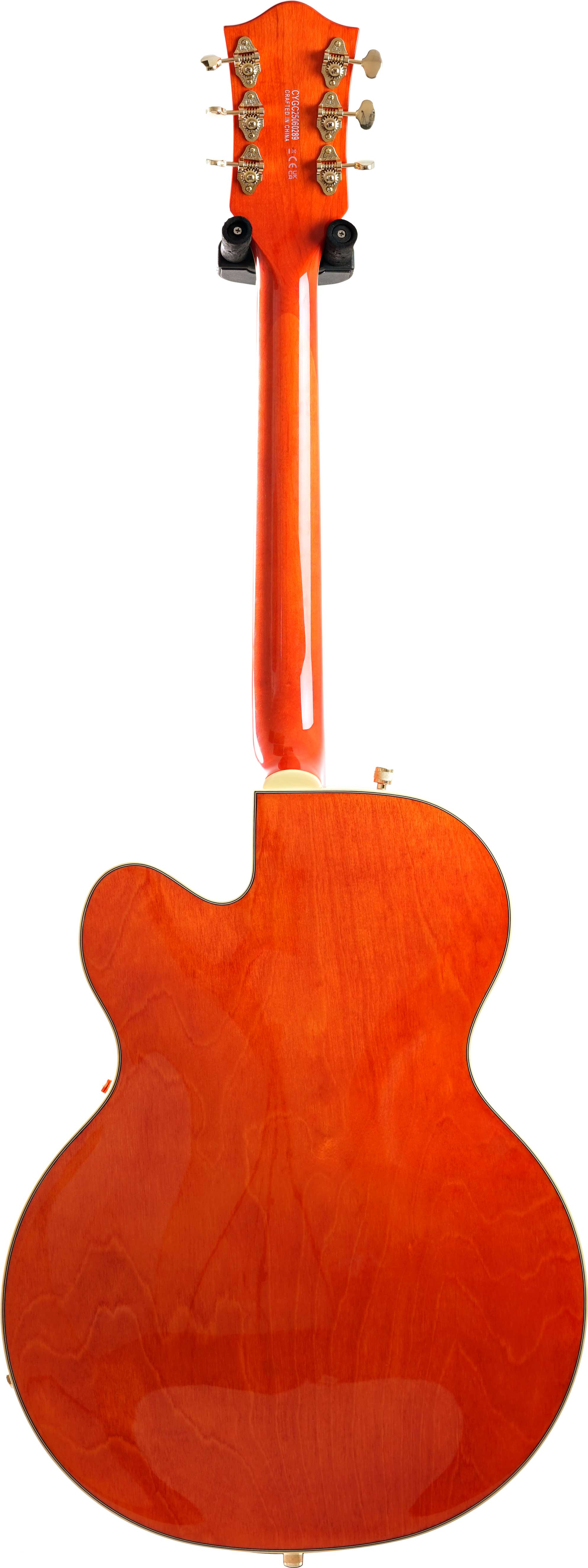Gretsch Synchromatic Nashville Hollow Body Single-Cut with Bigsby Ebony Fingerboard 50's Orange Stain (Nearly New) #CYGC25060289