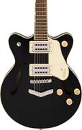 Gretsch G2655 Streamliner Center Block Jr. Double-Cut with V-Stoptail Laurel Fingerboard Black