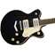 Gretsch G2655 Streamliner Center Block Jr. Double-Cut with V-Stoptail Laurel Fingerboard Black Front View