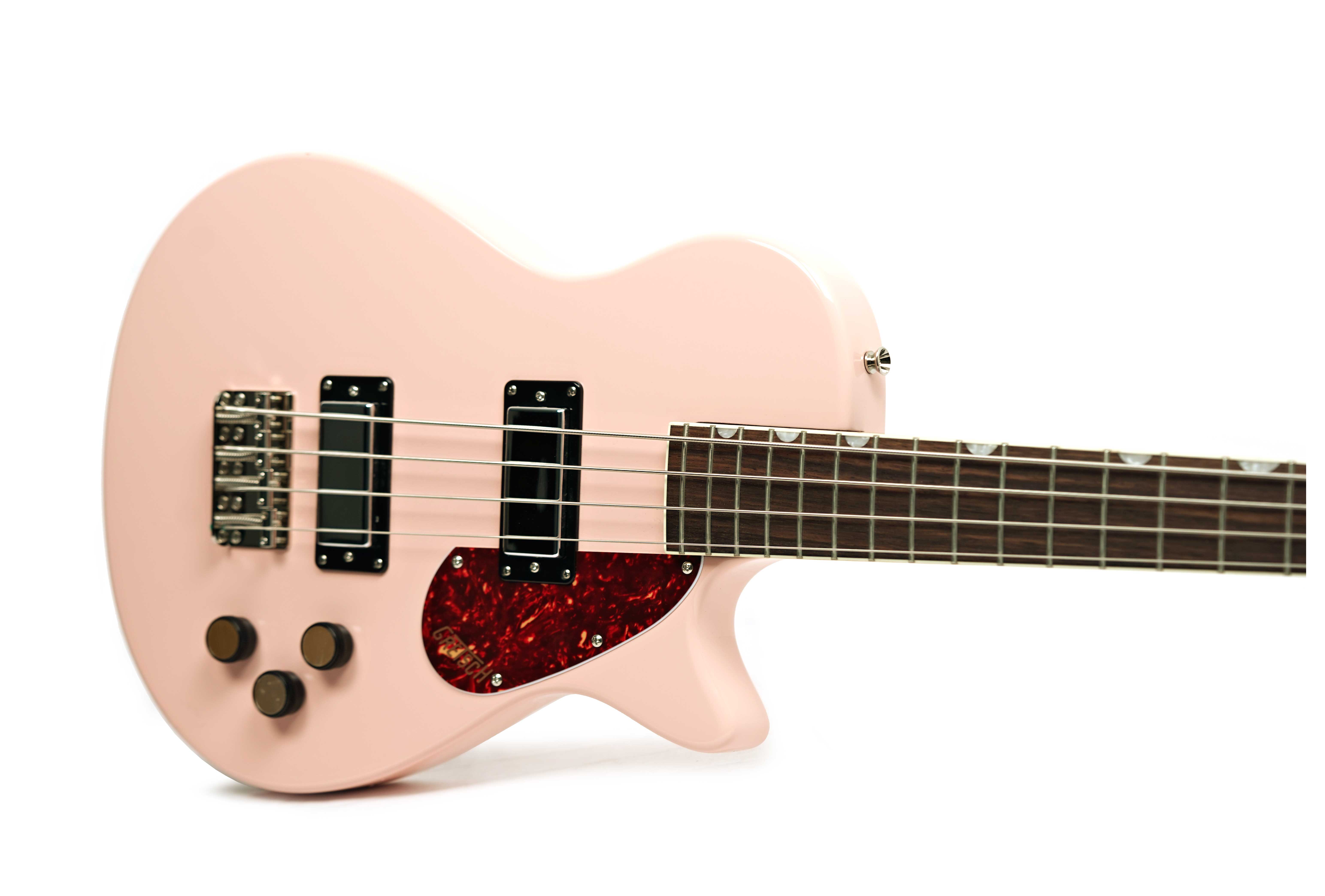 Gretsch Streamliner Jet Club Short Scale Bass Single-Cut Laurel Fingerboard Shell Pink (Ex-Demo) #CYG25041183
