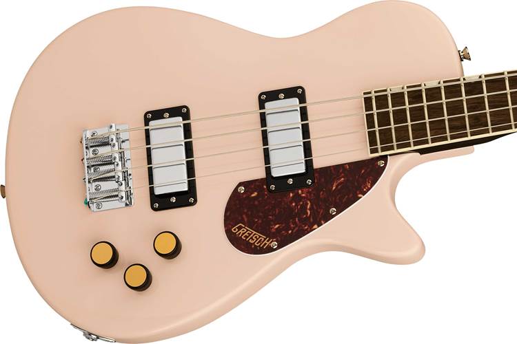Gretsch Streamliner Jet Club Short Scale Bass Single-Cut Laurel Fingerboard Shell Pink Gretsch Streamliner Jet Club Short Scale Bass Single-Cut Laurel Fingerboard Shell Pink