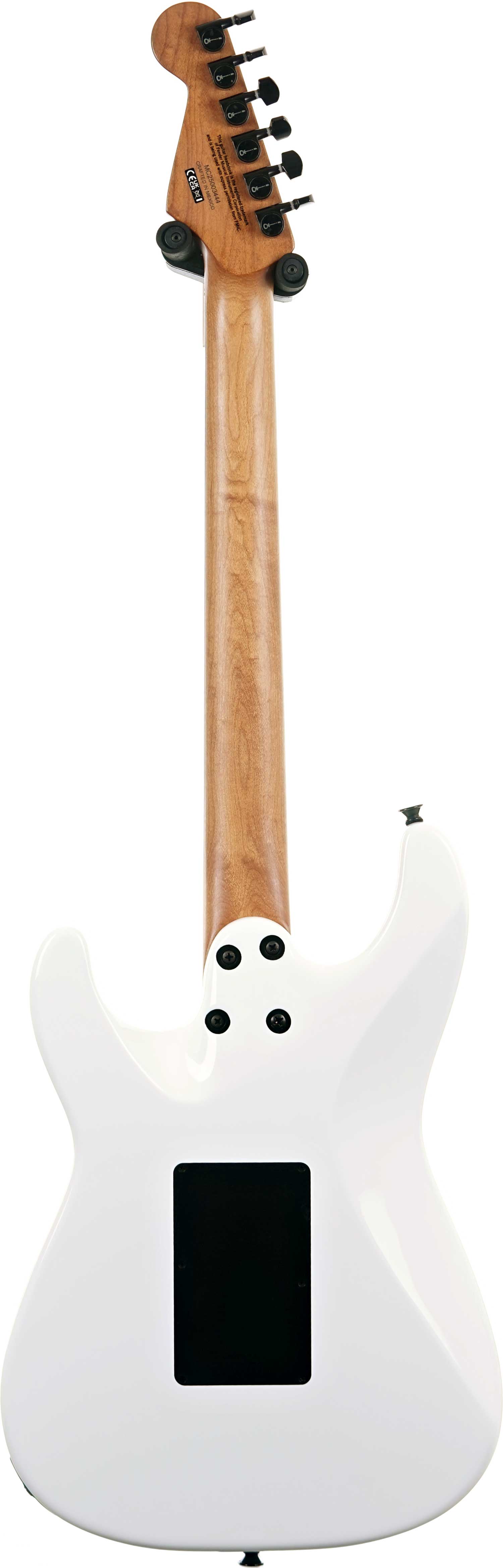 Charvel  Pro-Mod Plus So-Cal SC1 Style 1 HH FR EB Ebony Fingerboard Snow White (Ex-Demo) #MC25003444