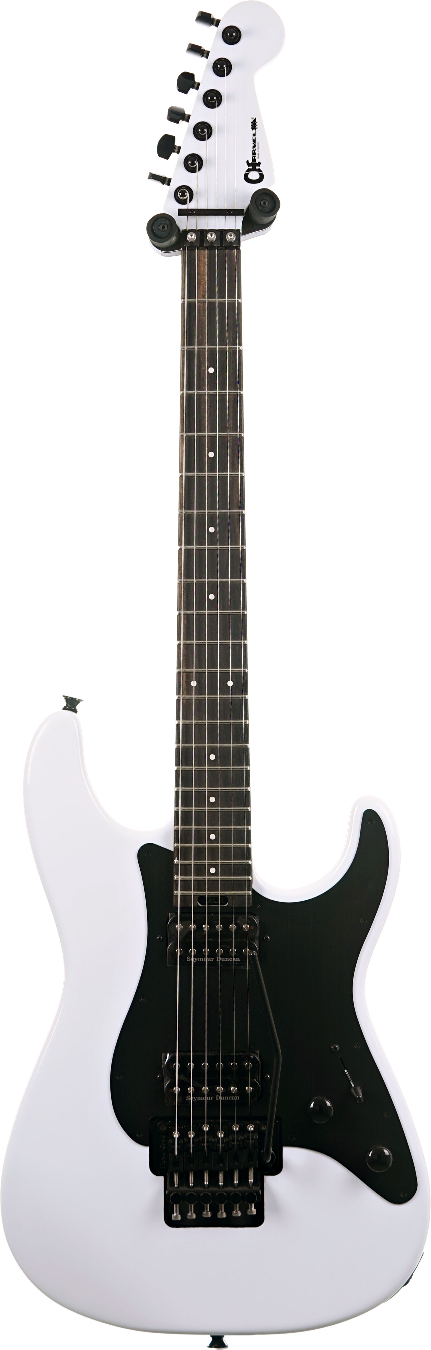 Charvel  Pro-Mod Plus So-Cal SC1 Style 1 HH FR EB Ebony Fingerboard Snow White (Ex-Demo) #MC25003444