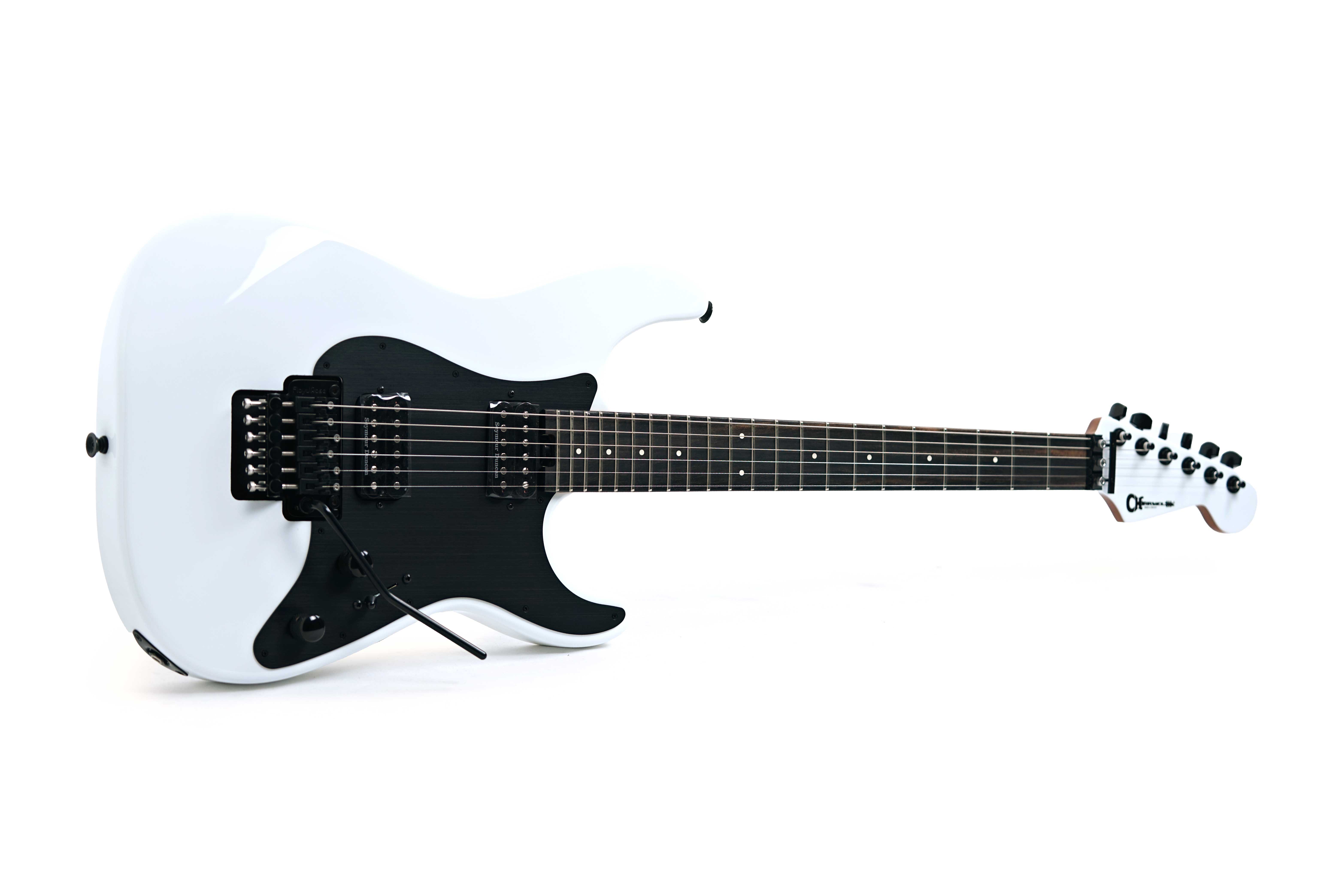 Charvel  Pro-Mod Plus So-Cal SC1 Style 1 HH FR EB Ebony Fingerboard Snow White (Ex-Demo) #MC25003444