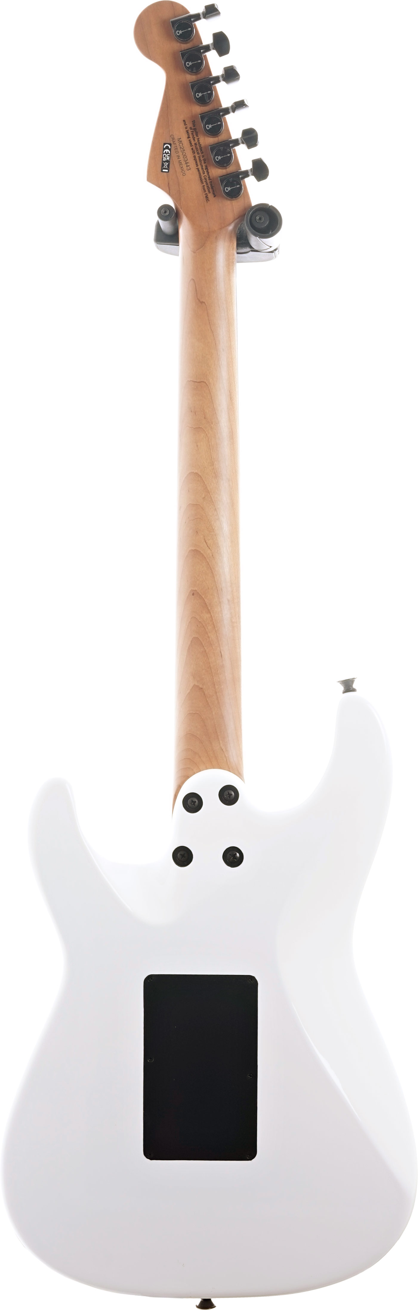 Charvel Pro-Mod Plus So-Cal SC1 Style 1 HH FR EB Ebony Fingerboard Snow White (Ex-Demo) #mc25003443