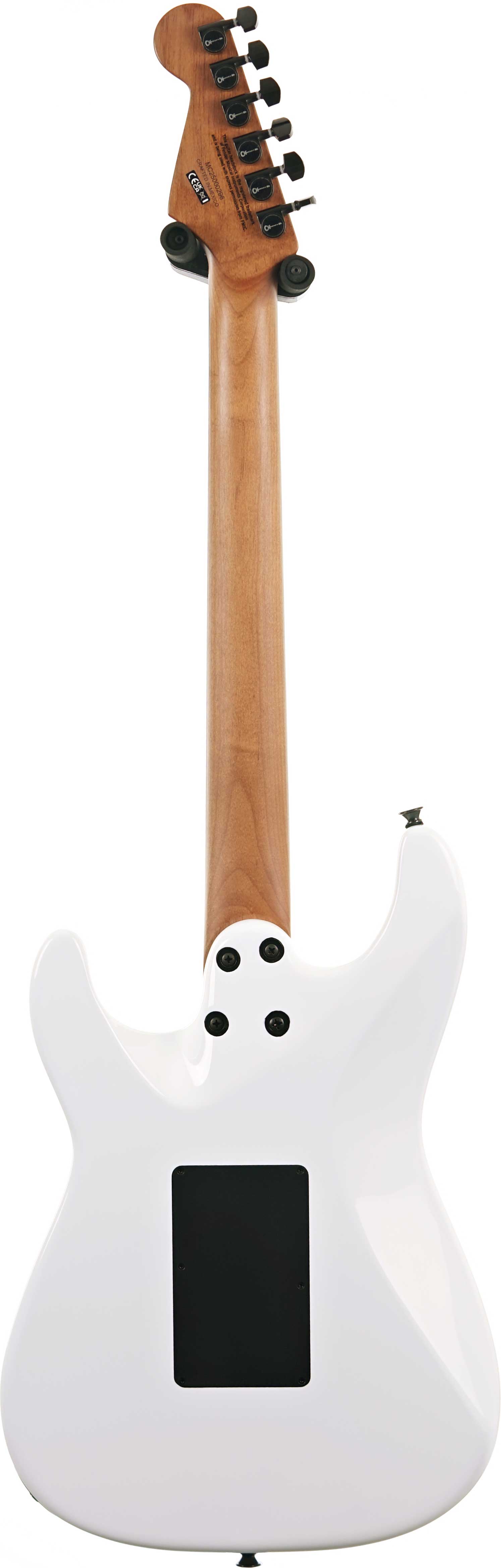 Charvel  Pro-Mod Plus So-Cal SC1 Style 1 HH FR EB Ebony Fingerboard Snow White (Ex-Demo) #MC25000296