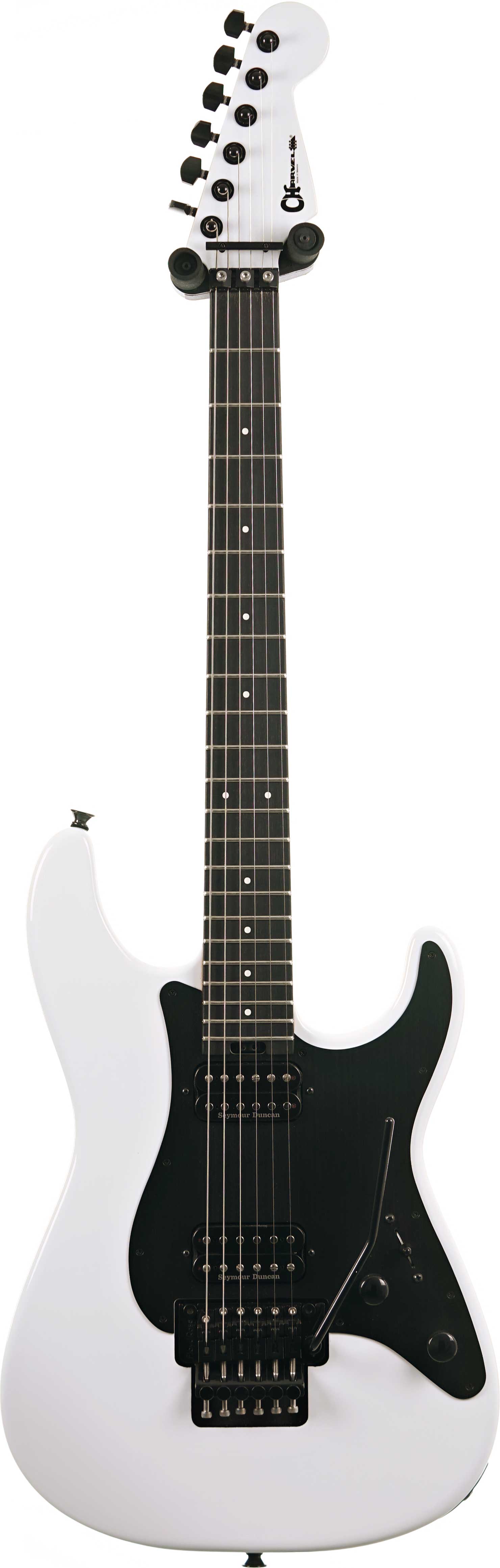 Charvel  Pro-Mod Plus So-Cal SC1 Style 1 HH FR EB Ebony Fingerboard Snow White (Ex-Demo) #MC25000296