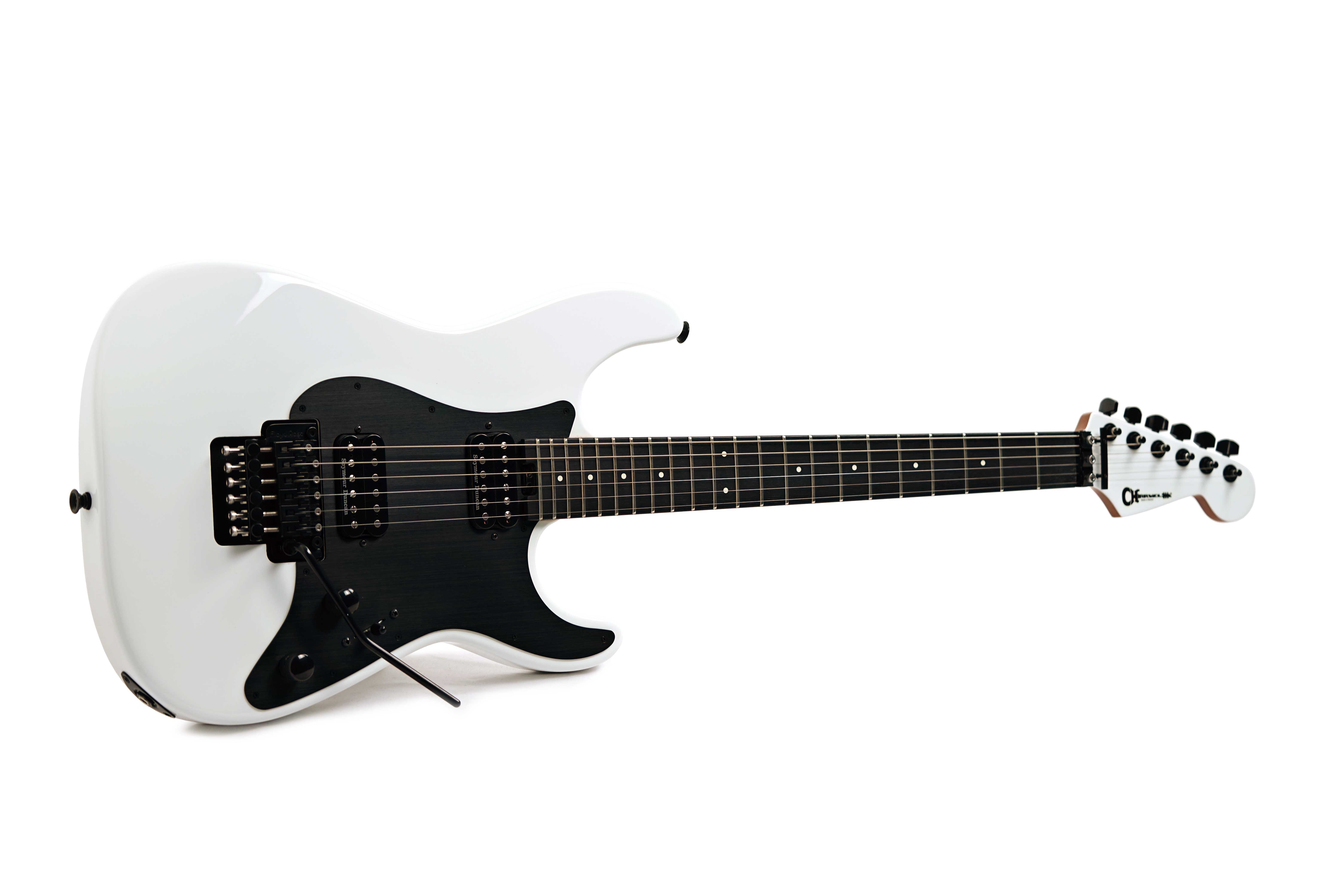 Charvel  Pro-Mod Plus So-Cal SC1 Style 1 HH FR EB Ebony Fingerboard Snow White (Ex-Demo) #MC25000296