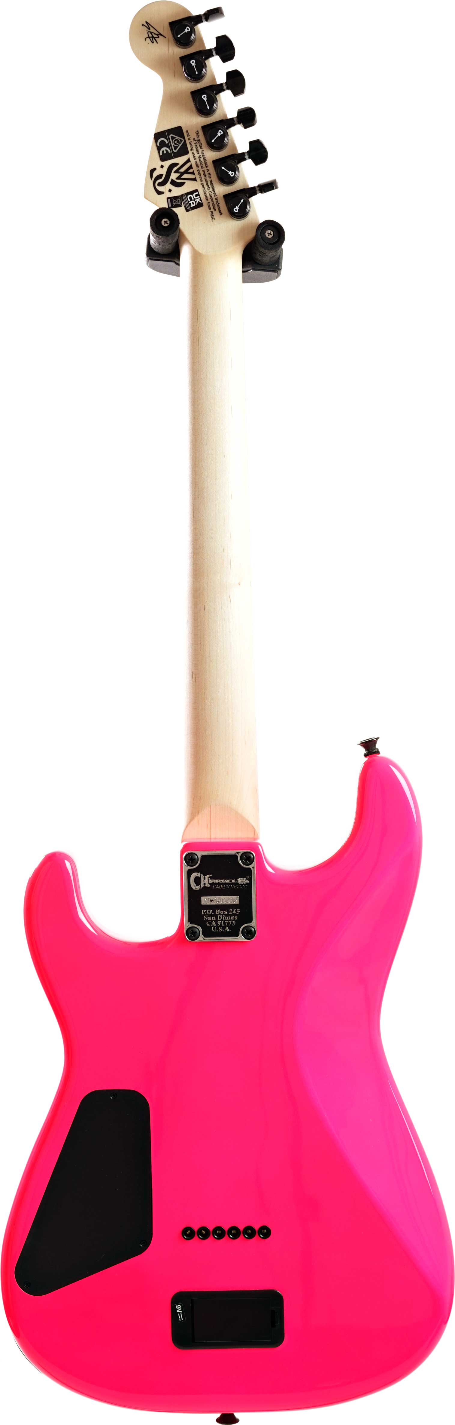 Charvel Sean Long Signature Pro-Mod San Dimas Style 1 HH HT M Neon Pink (Nearly New) #MC250565