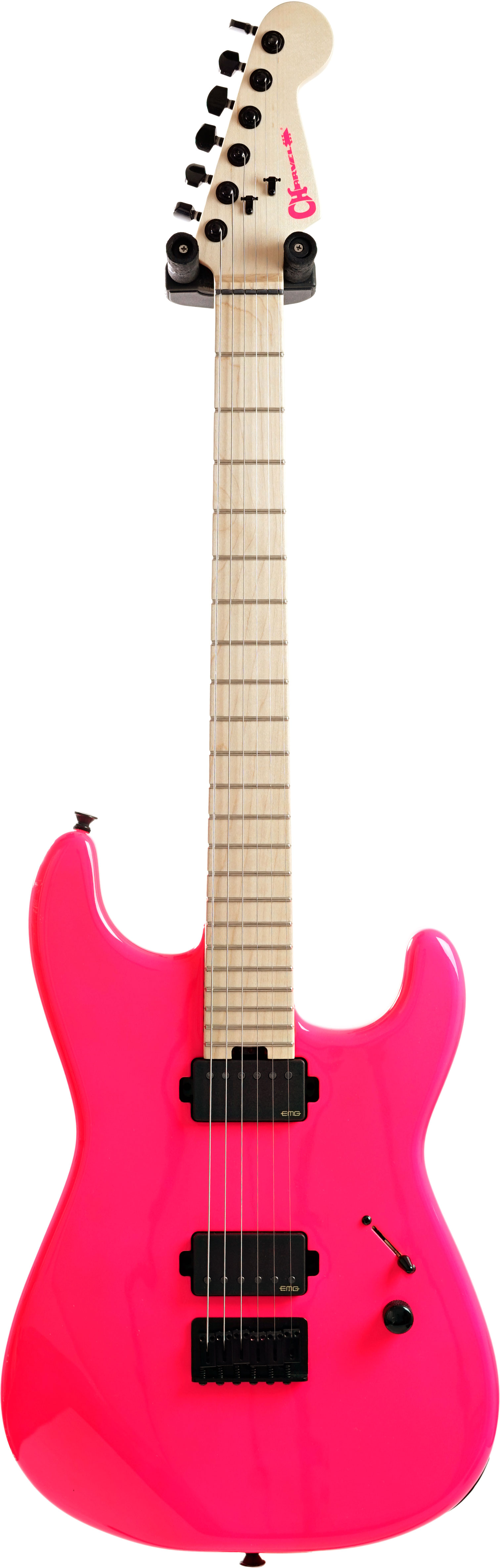 Charvel Sean Long Signature Pro-Mod San Dimas Style 1 HH HT M Neon Pink (Nearly New) #MC250565