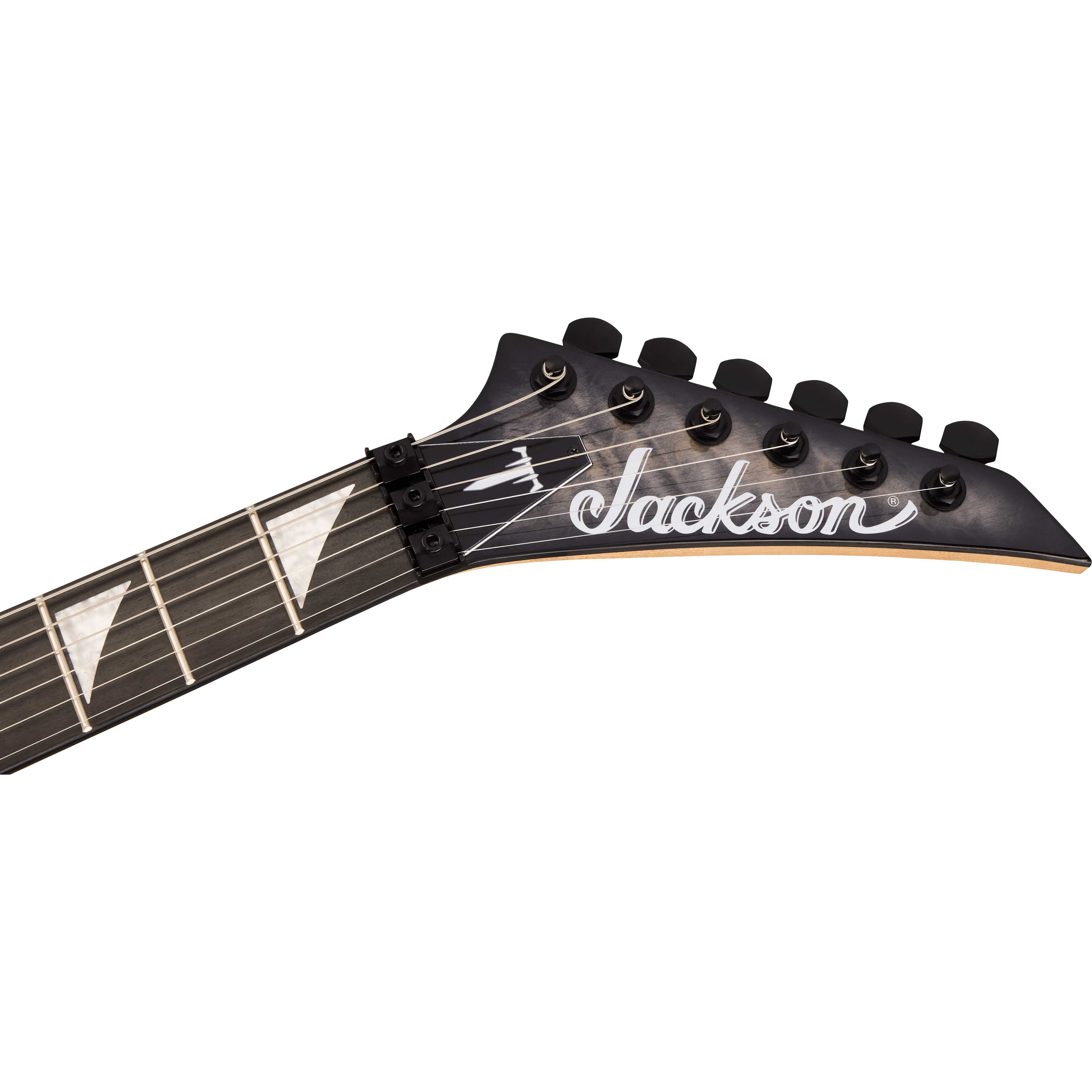 Jackson Pro Series Signature Corey Beaulieu King V KV6Q Ebony Fingerboard Transparent Black
