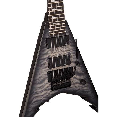 Jackson Pro Series Signature Corey Beaulieu King V KV7Q Ebony Fingerboard Transparent Black Jackson Pro Series Signature Corey Beaulieu King V KV7Q Ebony Fingerboard Transparent Black