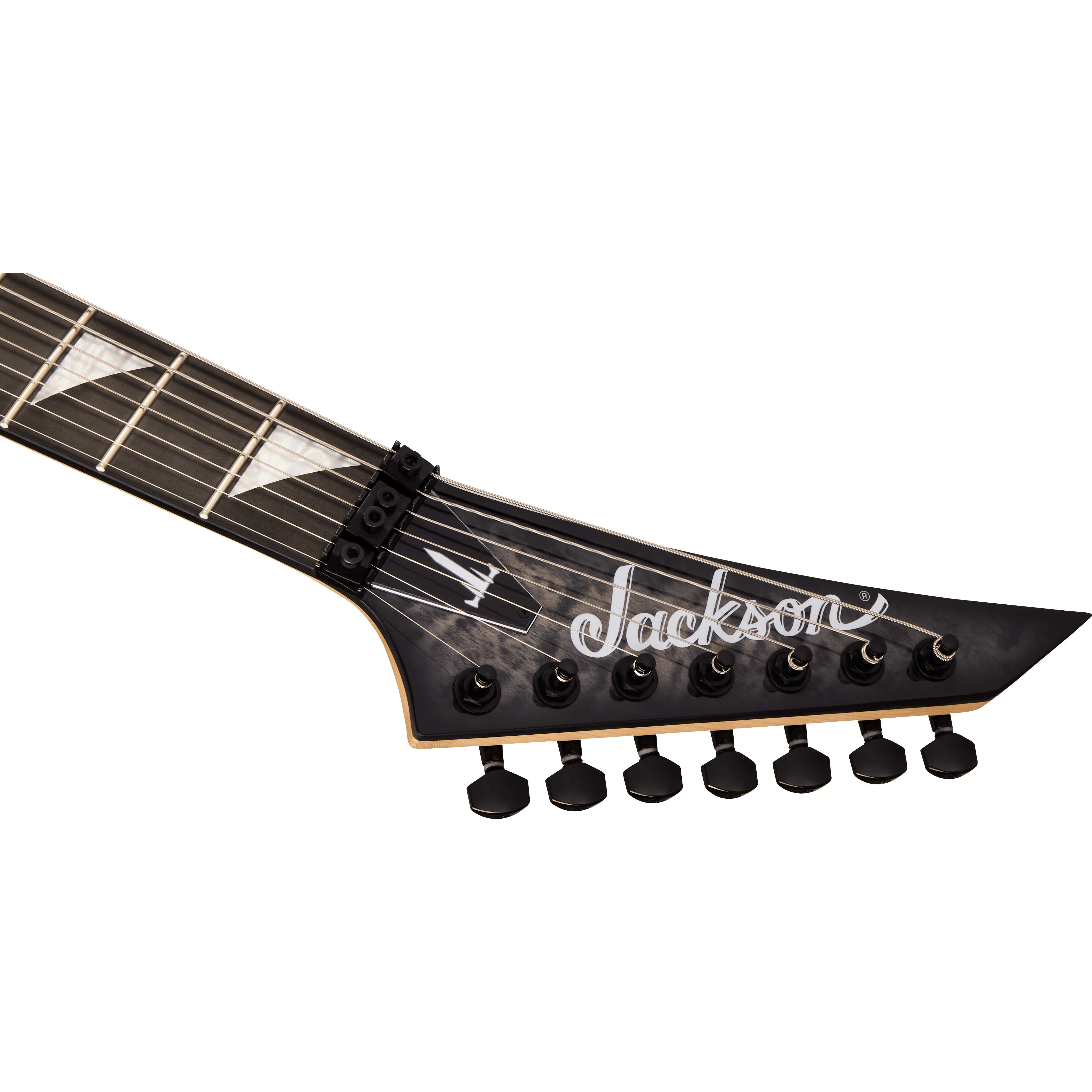 Jackson Pro Series Signature Corey Beaulieu King V KV7Q Ebony Fingerboard Transparent Black