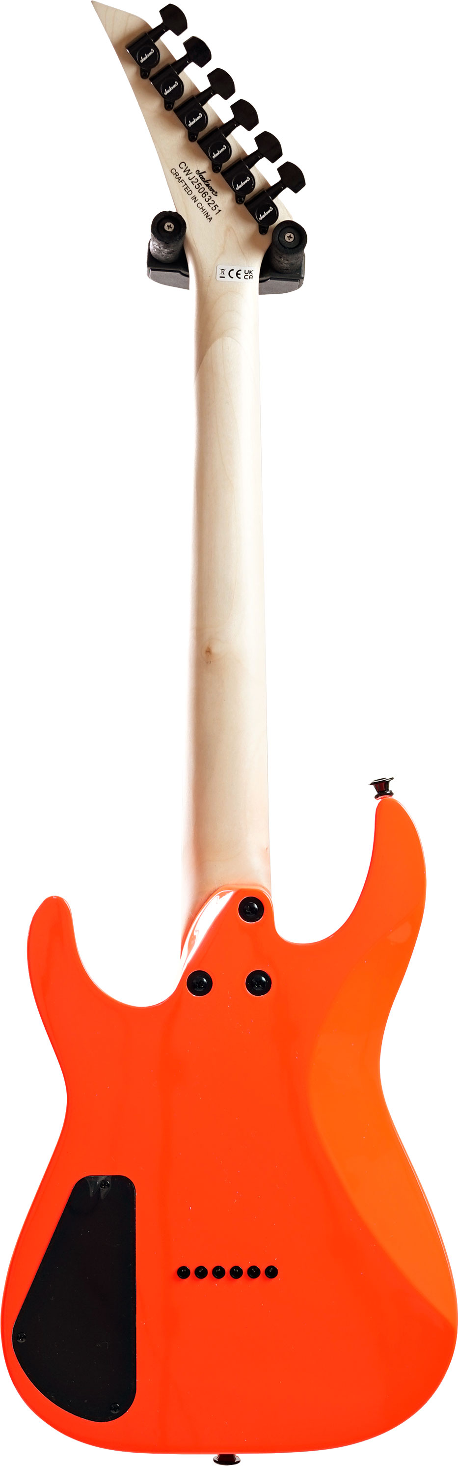 Jackson JS1X Dinky Minion Safety Orange Amaranth Fingerboard (Ex-Demo) #CWJ25063251