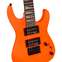 Jackson JS1X Dinky Minion Safety Orange Amaranth Fingerboard Front View