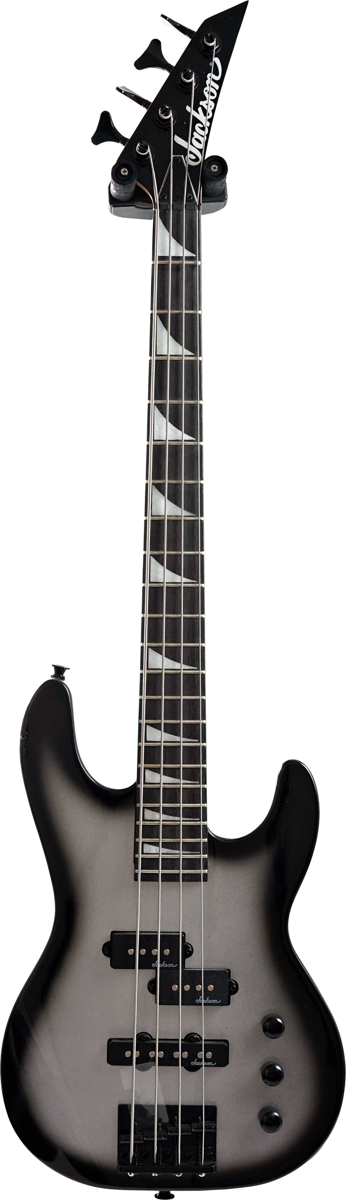 Jackson JS1X CB Minion Short Scale Bass Silverburst Amaranth Fingerboard (Ex-Demo) #CWJ25089419
