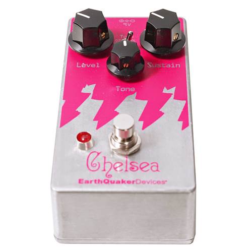 EarthQuaker Devices Chelsea Low End Fuzz Driver Clear Coat & Magenta Limited Edition EarthQuaker Devices Chelsea Low End Fuzz Driver Clear Coat & Magenta Limited Edition