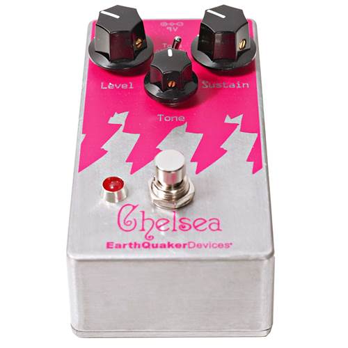 EarthQuaker Devices Chelsea Low End Fuzz Driver Clear Coat & Magenta Limited Edition EarthQuaker Devices Chelsea Low End Fuzz Driver Clear Coat & Magenta Limited Edition
