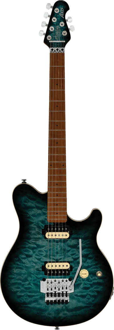 Music Man Sterling Axis AX50 Yucatan Blue