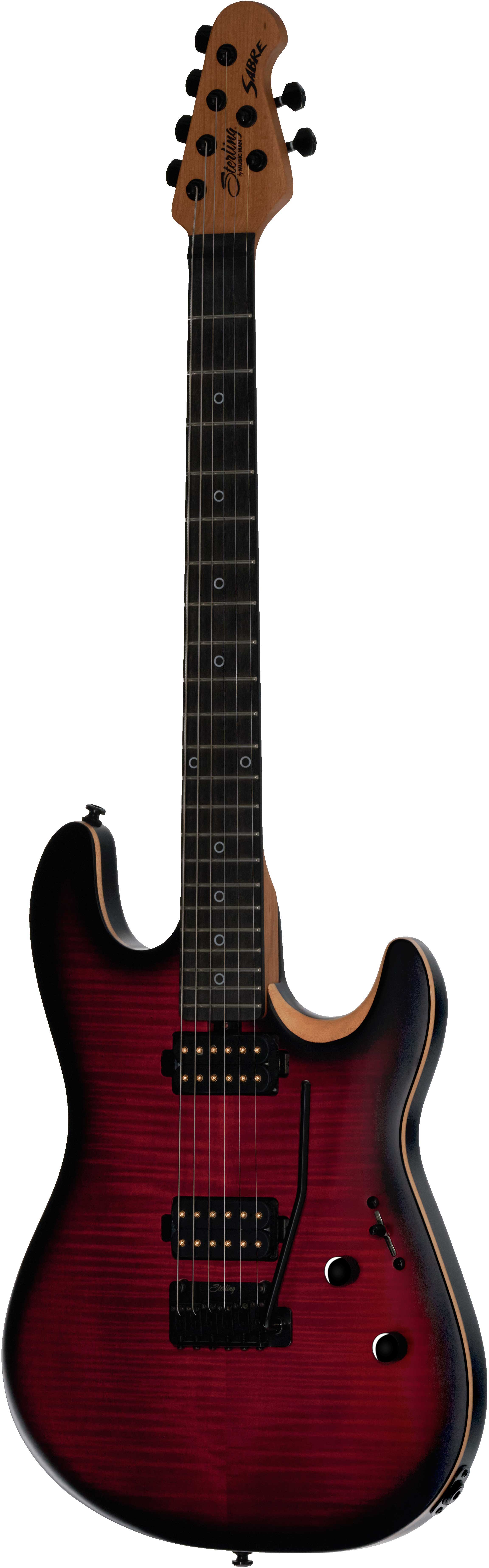 Music Man Sterling Rabea Blood Flame Burst