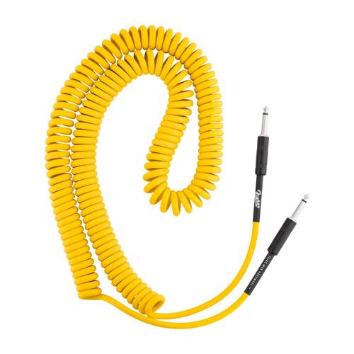 Fender X Third Man Hardware 30ft Yellow Coil Cable Fender X Third Man Hardware 30ft Yellow Coil Cable