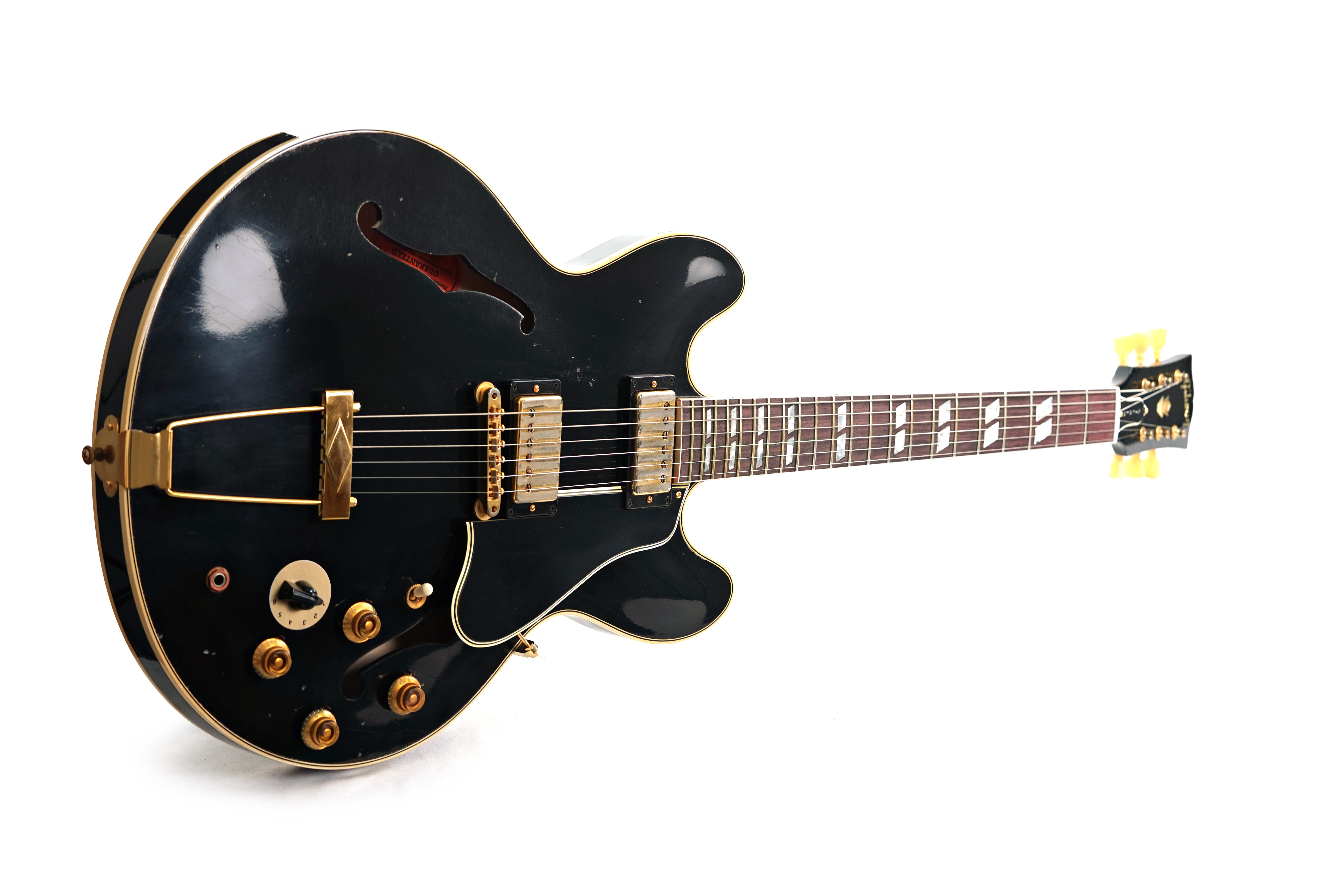 Gibson Custom Shop Murphy Lab 64 ES 345 Ebony Trapeze Tailpiece Varitone Heavy Aged #150219