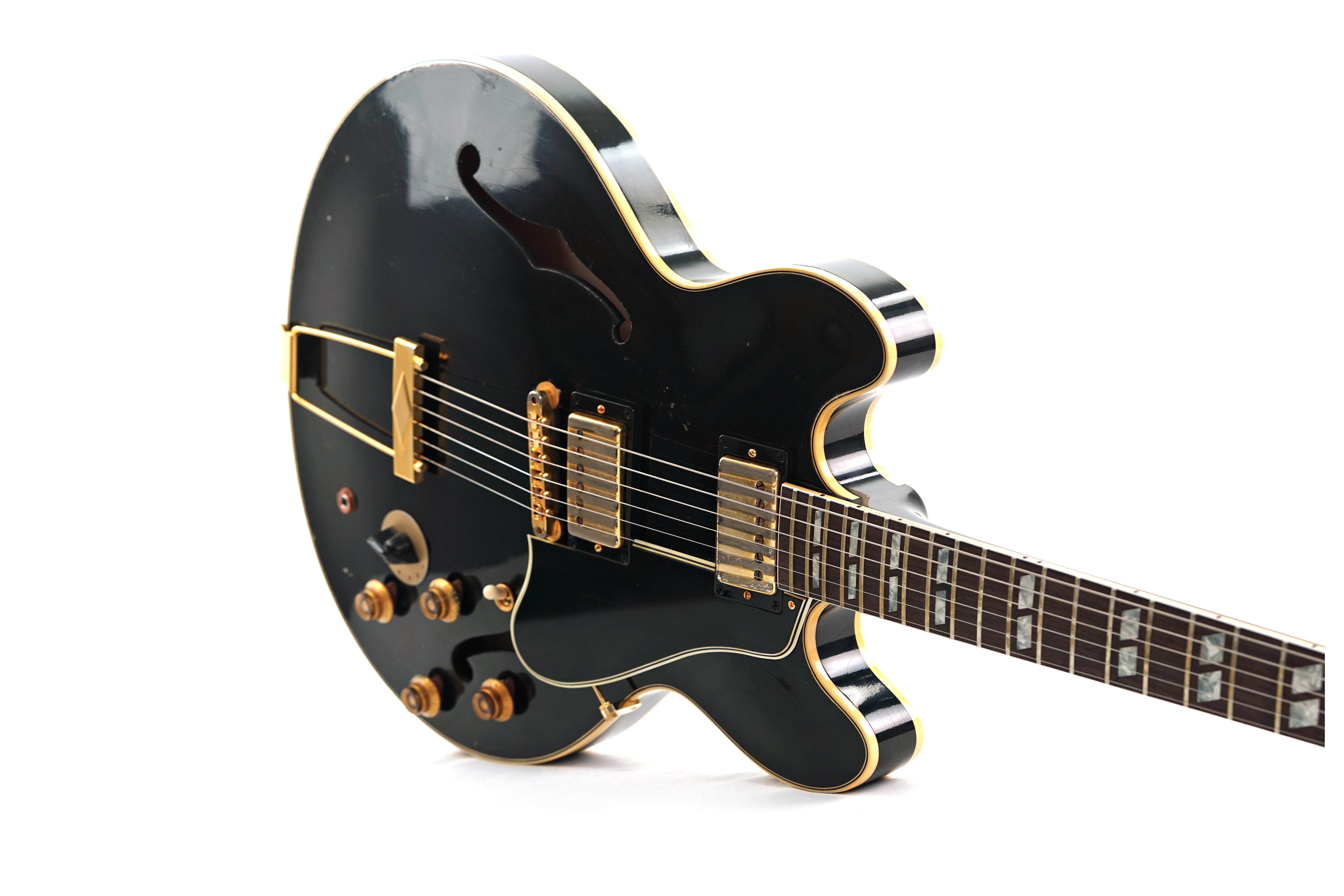 Gibson Custom Shop Murphy Lab 64 ES 345 Ebony Trapeze Tailpiece Varitone Heavy Aged #150219