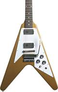 Gibson Custom Shop 67 Flying V Mahogany Gold Sparkle Maestro Gloss #500077