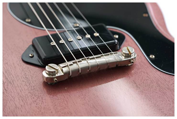 Gibson Custom Shop 63 SG Junior Lightning Bar TV Heather Poly VOS #501083 Gibson Custom Shop 63 SG Junior Lightning Bar TV Heather Poly VOS #501083