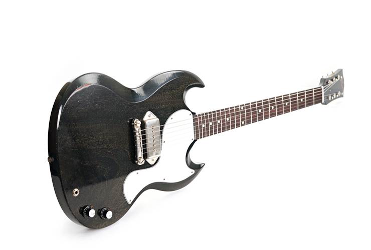 Gibson Custom Shop 63 SG Junior Lightning Bar Silver Fox Murphy Lab Light Aged #500023 Gibson Custom Shop 63 SG Junior Lightning Bar Silver Fox Murphy Lab Light Aged #500023