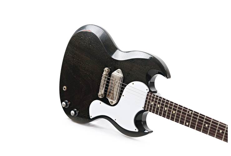 Gibson Custom Shop 63 SG Junior Lightning Bar Silver Fox Murphy Lab Light Aged #500023 Gibson Custom Shop 63 SG Junior Lightning Bar Silver Fox Murphy Lab Light Aged #500023