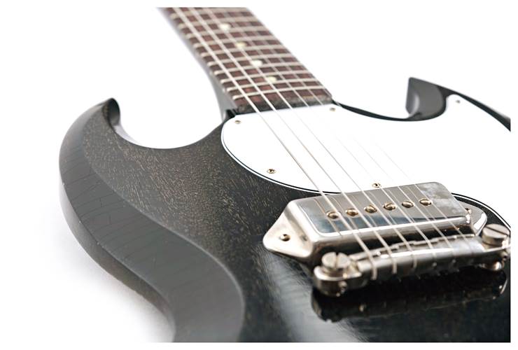 Gibson Custom Shop 63 SG Junior Lightning Bar Silver Fox Murphy Lab Light Aged #500023 Gibson Custom Shop 63 SG Junior Lightning Bar Silver Fox Murphy Lab Light Aged #500023