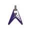 Epiphone Flying V Purple Sparkle Front View