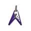 Epiphone Flying V Purple Sparkle Front View