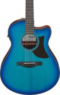 Ibanez AAM50CE Advanced Cutaway Electro-Acoustic Sapphire Blue Burst Open Pore