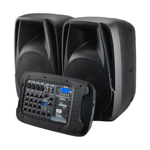 Laney AUDIOHUB AH2500D Portable PA system 2x500W 6 channels Bluetooth and FX 2 mics included Laney AUDIOHUB AH2500D Portable PA system 2x500W 6 channels Bluetooth and FX 2 mics included
