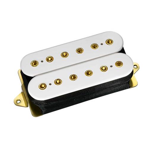 DiMarzio PAF Pro Pickup F-Spaced White + Gold Poles DiMarzio PAF Pro Pickup F-Spaced White + Gold Poles