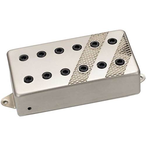 DiMarzio Mirage Bridge Pickup F-spaced Satin Nickel Cover DiMarzio Mirage Bridge Pickup F-spaced Satin Nickel Cover