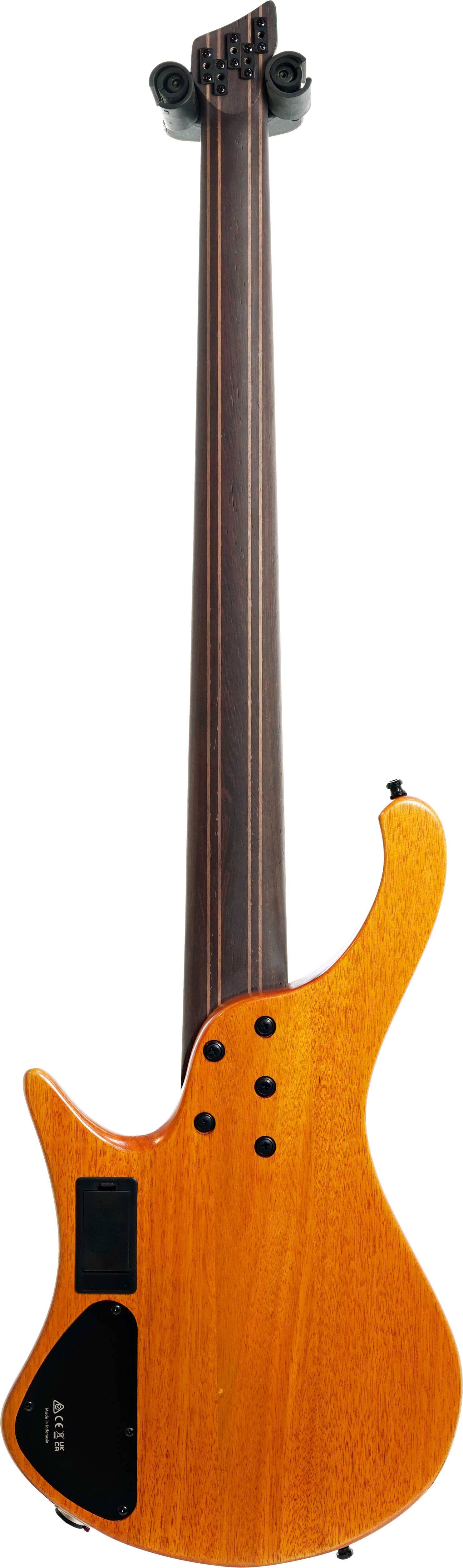 Ibanez EHB Series 5 String Bass Multi Scale Silver Wave Black Low Gloss (Nearly New) #241010147