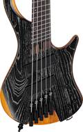 Ibanez EHB Series 5 String Bass Multi Scale Silver Wave Black Low Gloss