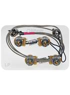 DiMarzio Les Paul Wiring Harness with Straight Toggle Switch and 500k Long Shaft Pots