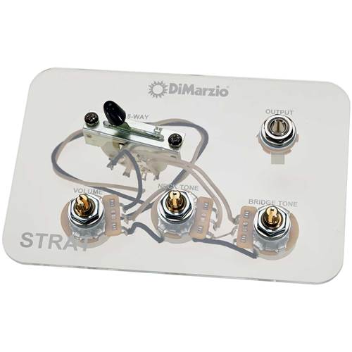 DiMarzio Stratocaster Wiring Harness with 5-Way Switch and 250k Pots DiMarzio Stratocaster Wiring Harness with 5-Way Switch and 250k Pots