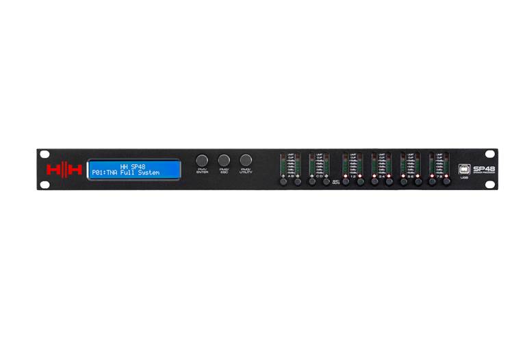 HH SP-SERIES - SP48 - Digital Loudspeaker Management Processor - 4 in 8 out HH SP-SERIES - SP48 - Digital Loudspeaker Management Processor - 4 in 8 out