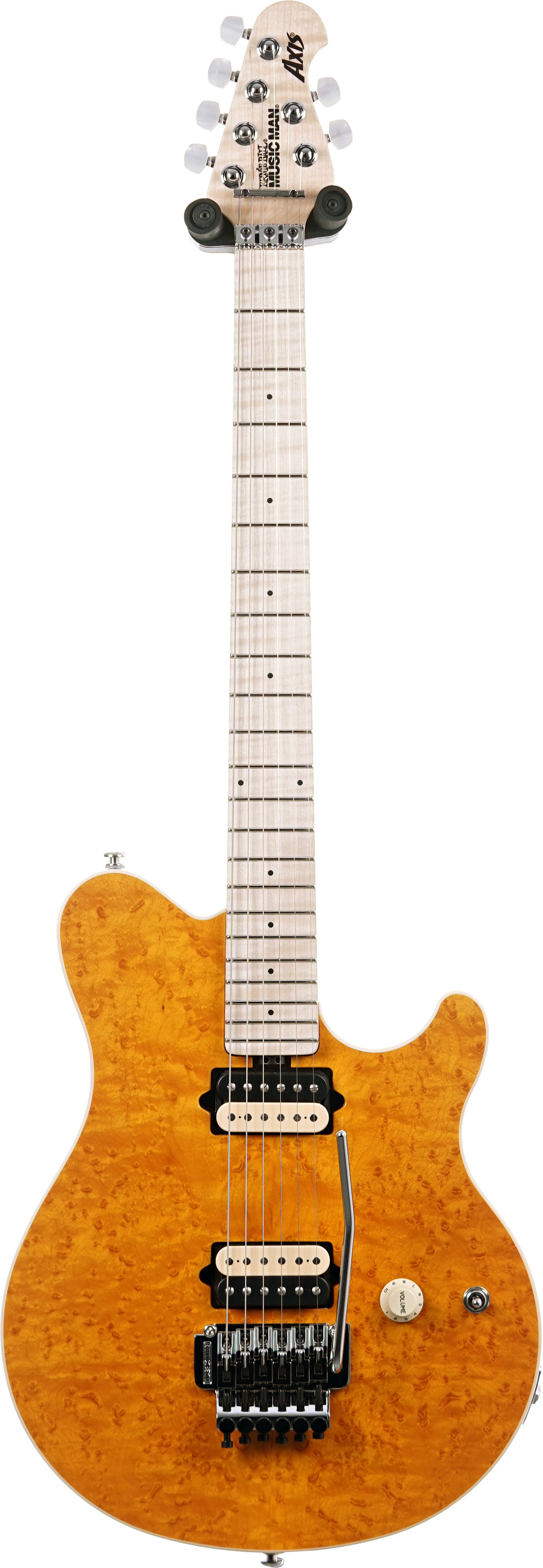 Music Man guitarguitar Exclusive Axis Birdseye Amber