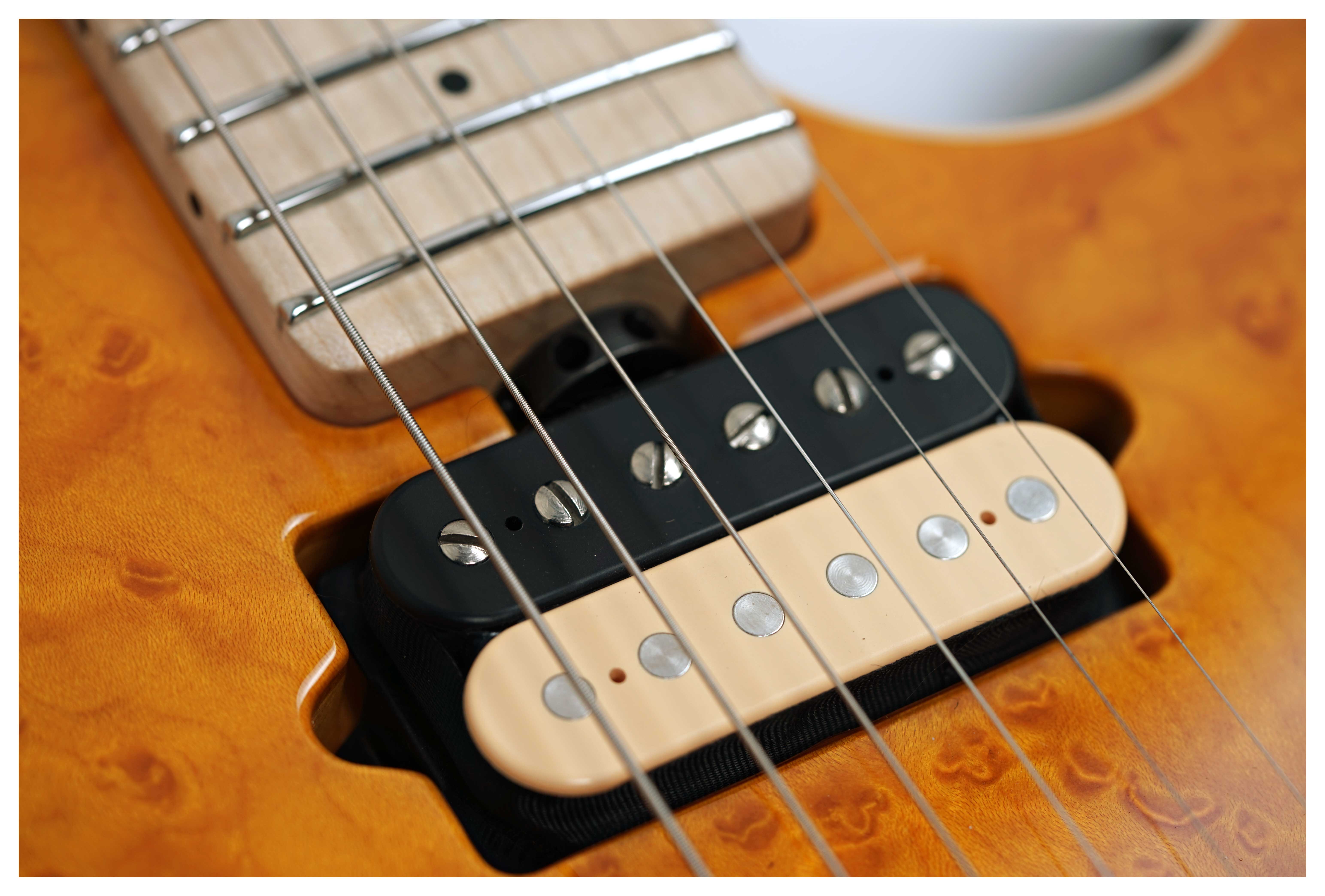 Music Man guitarguitar Exclusive Axis Birdseye Amber