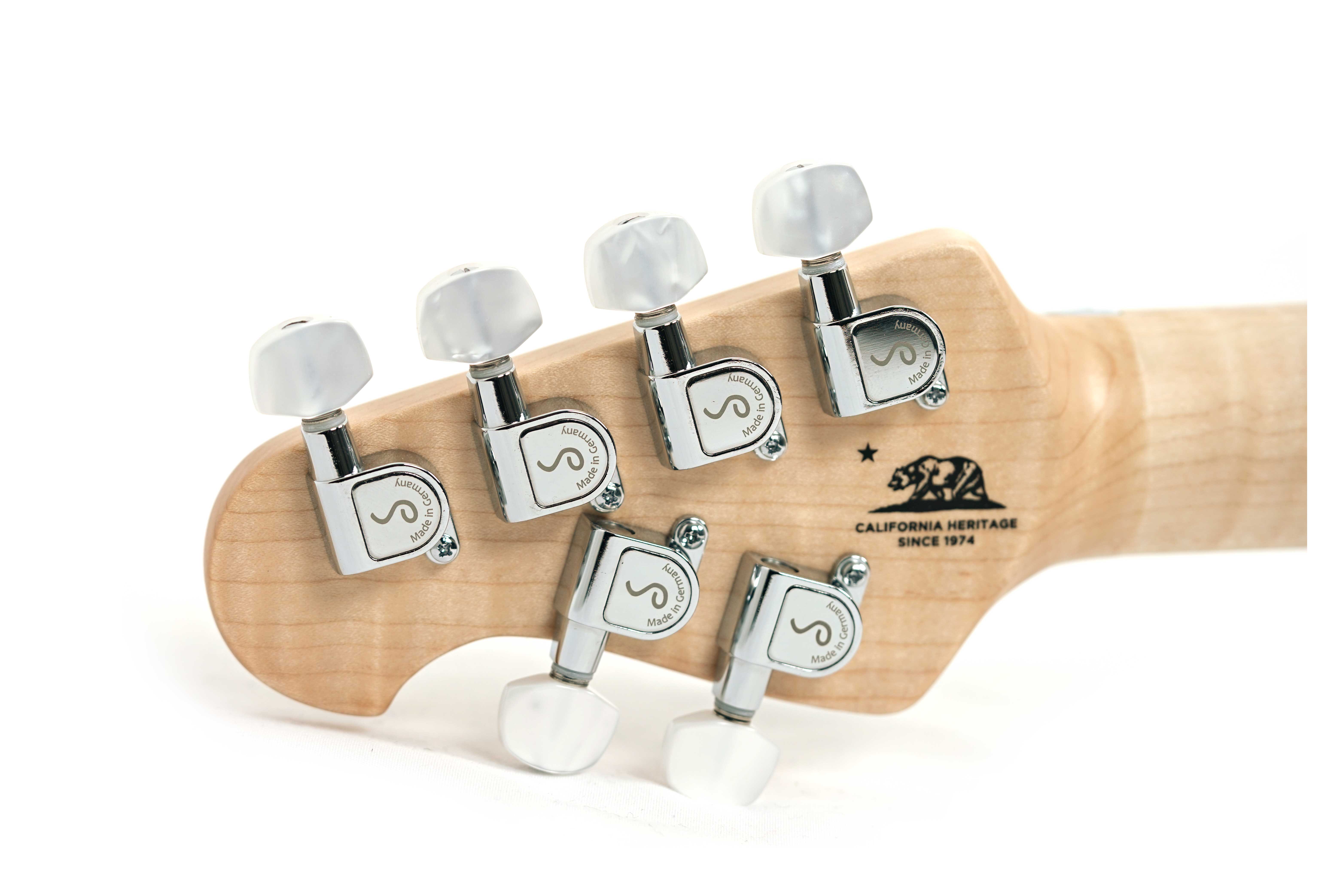 Music Man guitarguitar Exclusive Axis Birdseye Amber