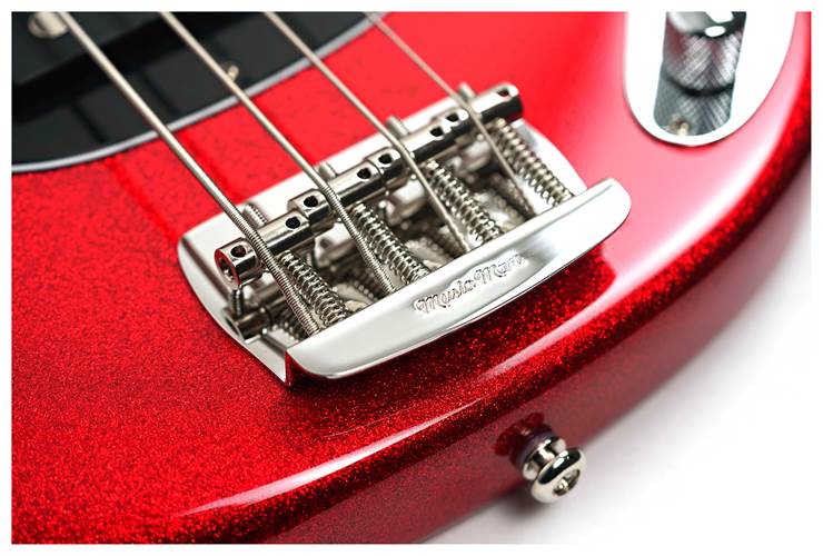 Music Man Stingray 4 Red Sparkle guitarguitar Exclusive #K09211 Music Man Stingray 4 Red Sparkle guitarguitar Exclusive #K09211