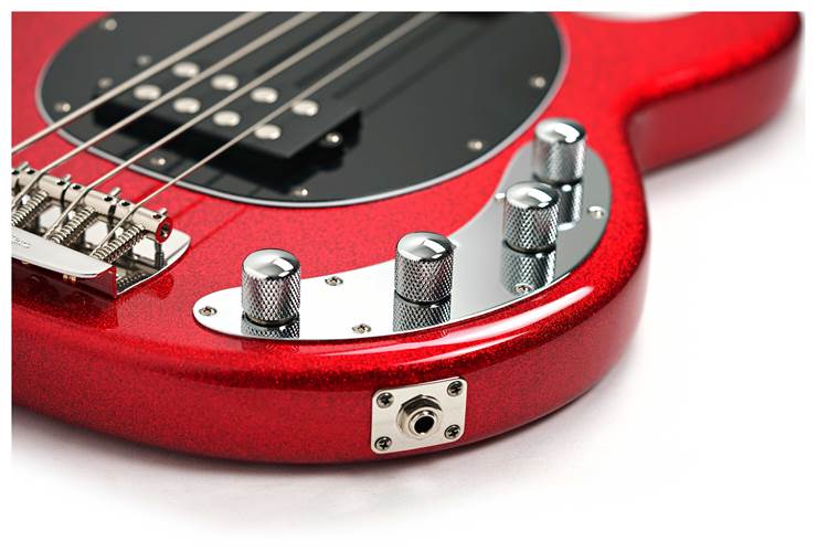 Music Man Stingray 4 Red Sparkle guitarguitar Exclusive #K09211 Music Man Stingray 4 Red Sparkle guitarguitar Exclusive #K09211