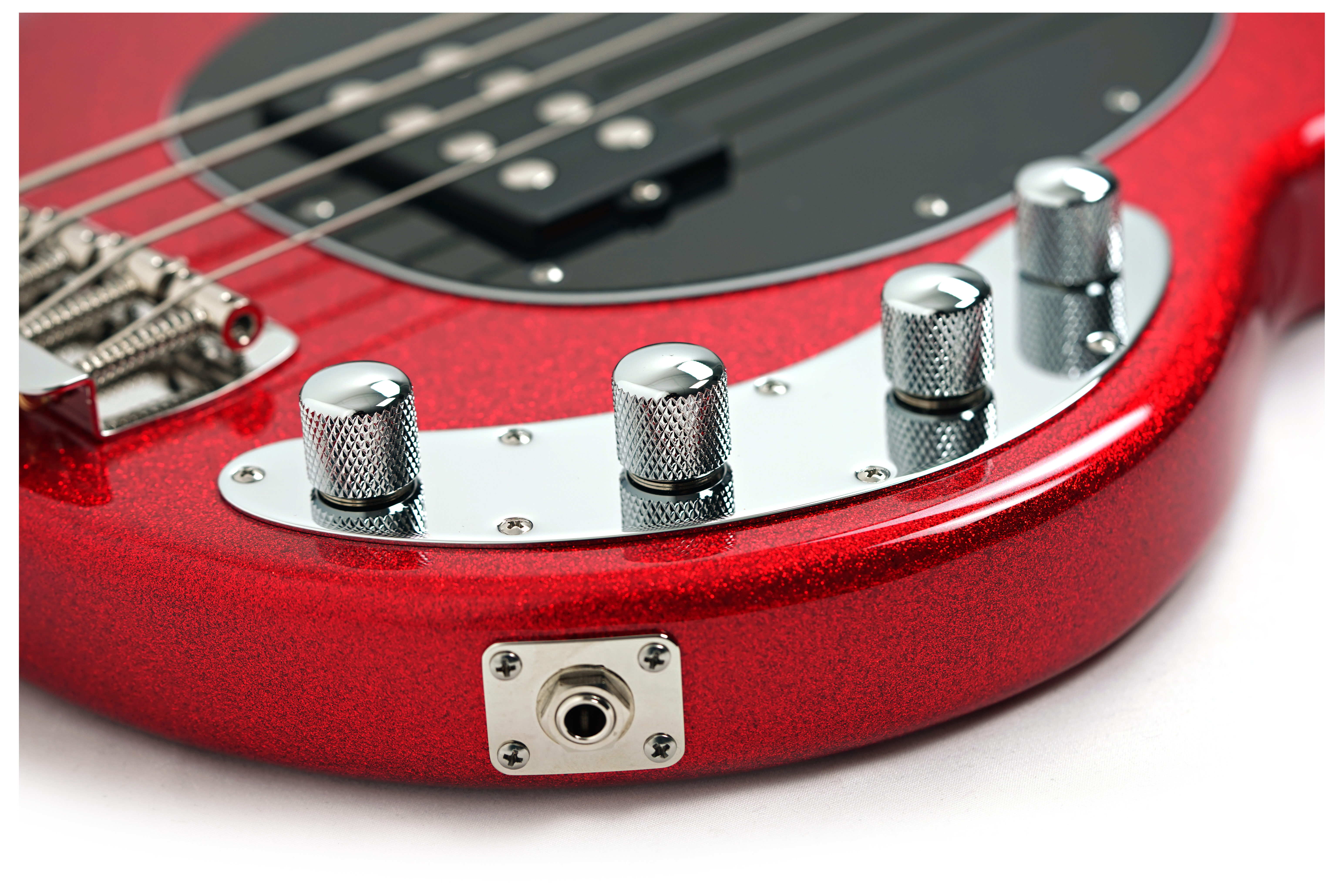 Music Man Stingray 4 Red Sparkle guitarguitar Exclusive #K10891